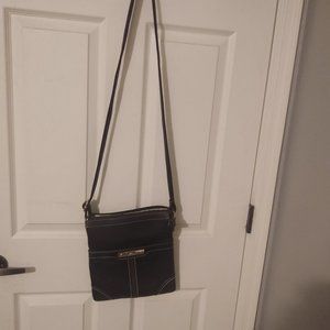 Black purse cross body bag